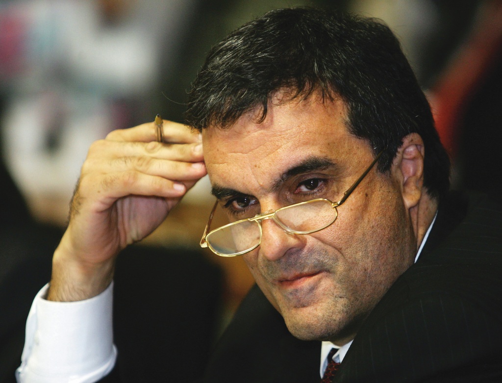 José Eduardo Martins Cardozo, deputado federal do PT-SP, durante sessão da CPMI dos Correios, no Senado.